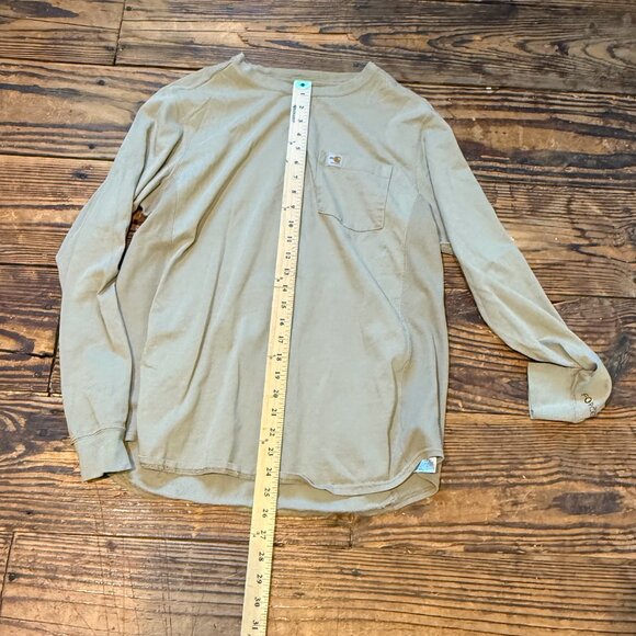 Carhartt Women’s Flame Resistant Force Cotton Long Sleeve Crewneck Shirt Size XL - Picture 7 of 12
